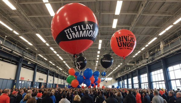Ballon géant pour syndicat : l'impact visuel à portée de main !